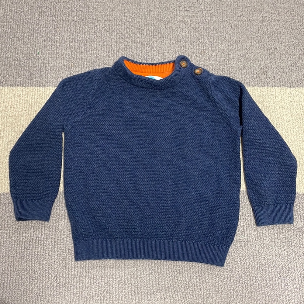 Mini Boden navy sweater, size 3-4 year